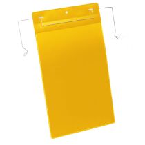 DURABLE Drahtbügeltasche, DIN A4 quer, gelb