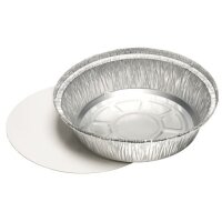 STARPAK Coupelle en aluminium rond, avec couvercle, 700 ml