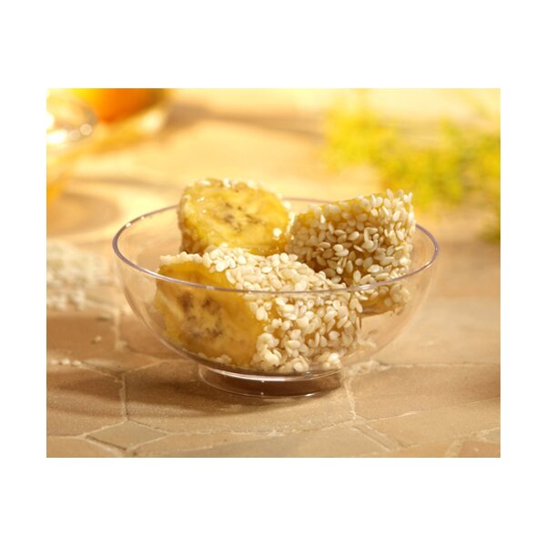 STARPAK Coupelle pour amuse-gueule rond, 65 ml, transparent