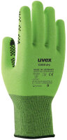 uvex Schnittschutz-Handschuh C500 dry, Gr.09, lime anthrazit