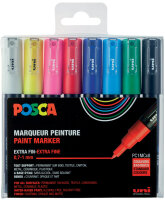 POSCA Marqueur à pigment PC-1MC, étui de 8