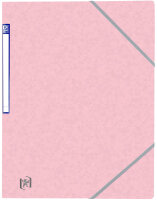 Oxford Eckspannermappe Top File+, DIN A4, pastellrosa