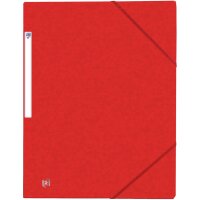 Oxford Chemise à élastique Top File+, A4, rose pastel