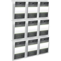 helit Porte-brochures mural the placativ, transparent