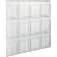 helit Wanddisplay "the placativ", 6 x DIN A4 hoch, glasklar