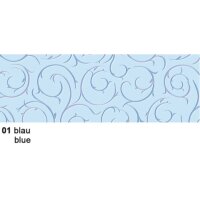 URSUS Papier transparent A4 50264601 Barock bleu 5 pcs.