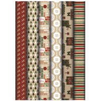 Clairefontaine Weihnachts-Geschenkpapier "Kraft"