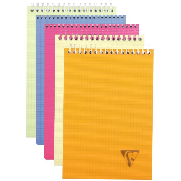 Clairefontaine Spiral-Notizblock LINICOLOR, DIN A5, liniert
