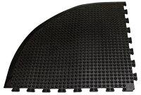 miltex Tapis de travail Yoga Dome Basic, 900 x 900 mm, noir