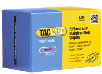 TACWISE Agrafes 73/8 mm, acier inoxydable, 5.000...