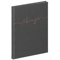 PAGNA Carnet de notes things, A5, uni, gris
