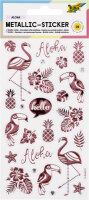 folia Metallic-Sticker Rainforest, Blattformat: 95 x 175 mm