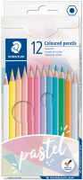 STAEDTLER Crayons de couleur pastel, étui carton...