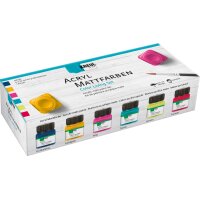 KREUL Acryl-Mattfarbe, Color Living-Set 6 x 20 ml