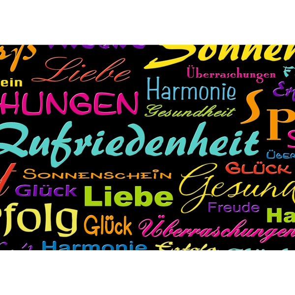 SUSY CARD Geschenkpapier "Typo Happy", auf Rolle