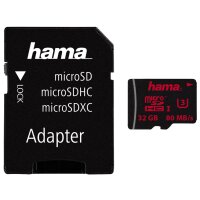 hama Speicherkarte Micro SecureDigital HC, Klasse 3, 128 GB