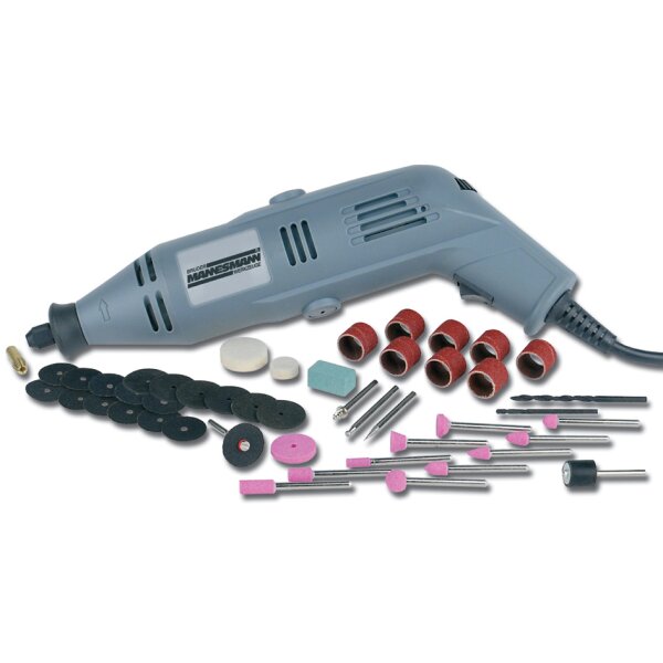 BRÜDER MANNESMANN Kit machine à poncer rapide, 50 pièces