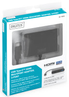 DIGITUS USB 3.1 Multiportadapter, USB-C - USB-C HDMI