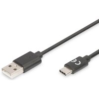 ASSMANN Câble de raccordement USB 2.0, USB-C -...