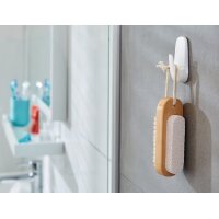 tesa Powerstrips Haken WATERPROOF Small Plastik, weiss