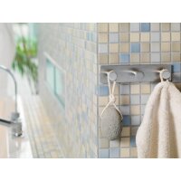 tesa Powerbutton Hakenleiste Classic, 2-fach