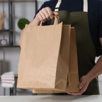 NATURE Star Papier-Tragetasche, 260 x 170 x 250 mm, braun