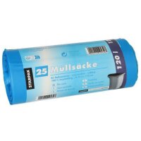 STARPAK Sac poubelle HDPE, 120 litres, bleu