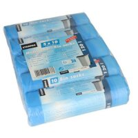 STARPAK Sac poubelle HDPE à liens coulissants, 120...