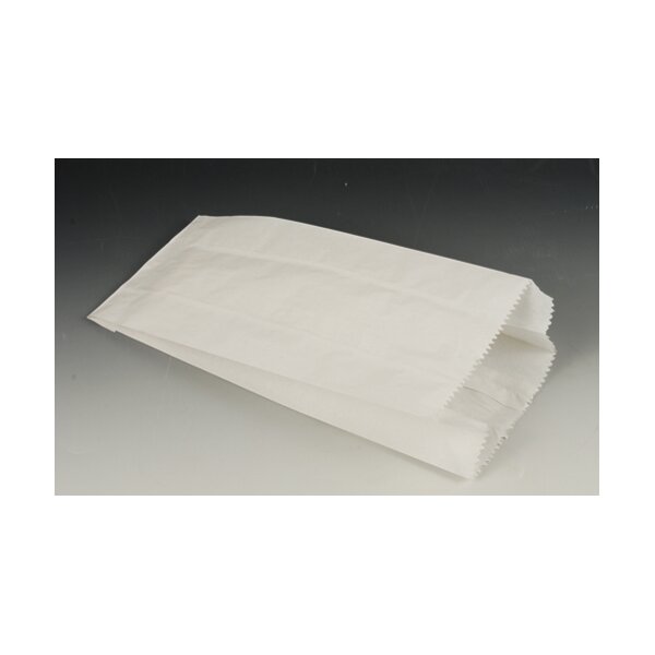 PAPSTAR Sachet à soufflet en papier, blanc