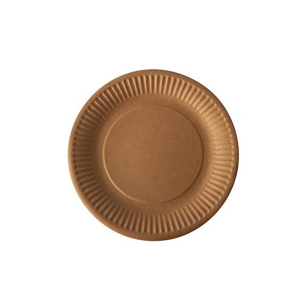 PAPSTAR Assiette en carton pure, rond, 260 mm, blanc
