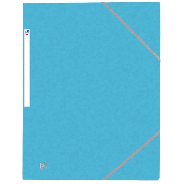 Oxford Chemise à élastique Top File+, A4, bleu pastel