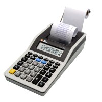 TWEN Calculatrice imprimante 110 PD, gris / noir