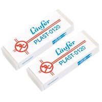Läufer Kunststoff-Radierer PLAST-0120, 2er Blisterkarte