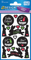 AVERY Zweckform ZDesign Oster-Sticker "schwarz +...
