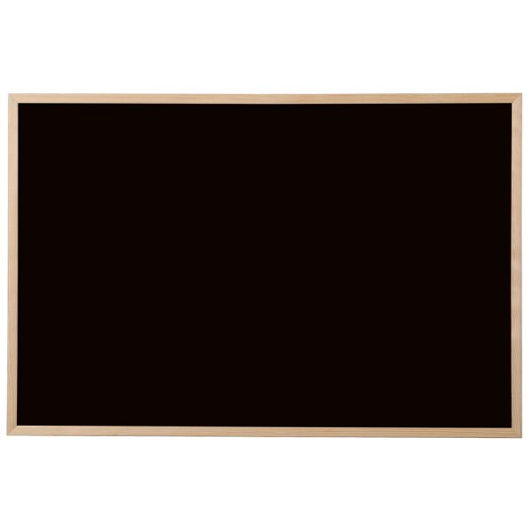 Bi-Office Kreidetafel, Naturholz, schwarz, 900 x 600 mm