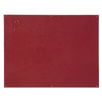 Bi-Office Tableau en feutre 1.200 x 900 mm, bordeaux