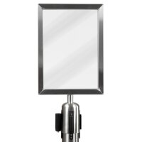 Securit Kit de poteau daccueil RETRACTABLES, chrome / gris