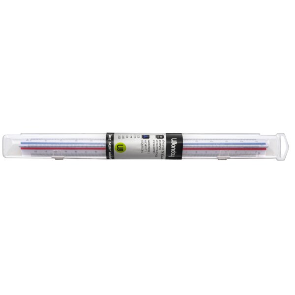 Wonday Echelle de r&eacute;duction Ingenieur, en plastique, blanc