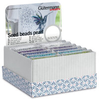 Gütermann Perlen Storage & Display Box "Seed beads pearl"