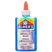 ELMERS Metallic Bastelkleber, blau, 147 ml