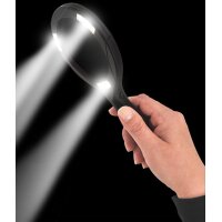 IWH Loupe avec éclairage LED COB, noir