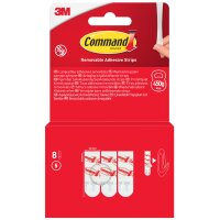 3M Command Nachfüllpackung Strips, Grösse: L, weiss