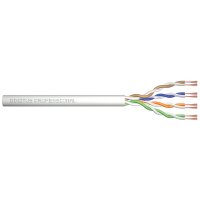 DIGITUS Roh-Patchkabel Kat. 6, U UTP, 100 m, grau