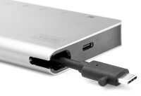DIGITUS USB 3.1 Multiportadapter, 8-Port, silber