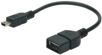 DIGITUS Câble adaptateur USB 2.0, mini USB-B -...