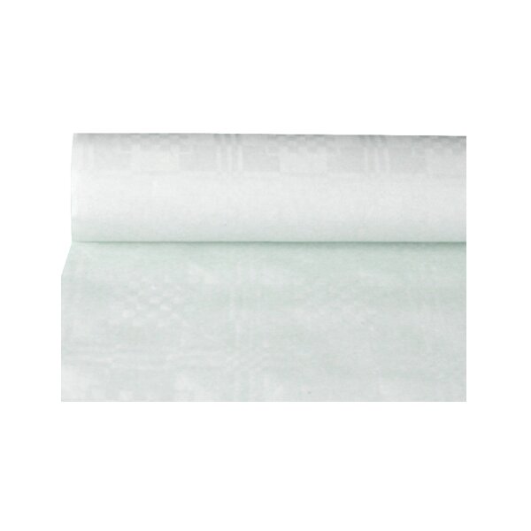 PAPSTAR Damast-Tischdecke, (B)1,0 x (L)100 m, weiss