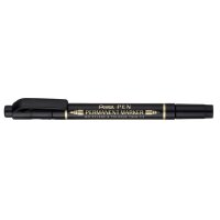 Pentel Marqueur permanent Pen, double pointe, rouge