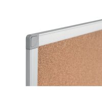 Bi-Office Tableau en liège AYDA, cadre alu, 900 x...