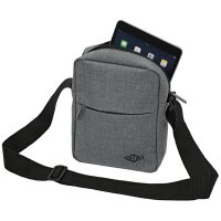 WEDO Umhängetasche Little Messenger Bag COLLEGE,grau meliert