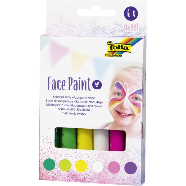 folia Schminkstifte Face Paint Set WILD